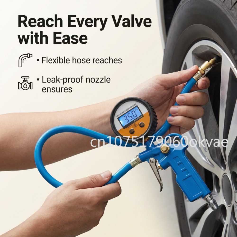 Digital Tire Inflator with Pre - Car Accessories Under 200 recension och pris