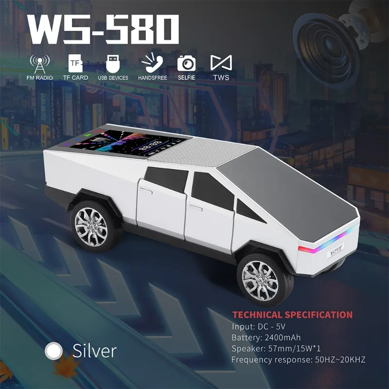 WS-580 Wireless Bluetooth Spea - Car Accessories Amazon recension och pris