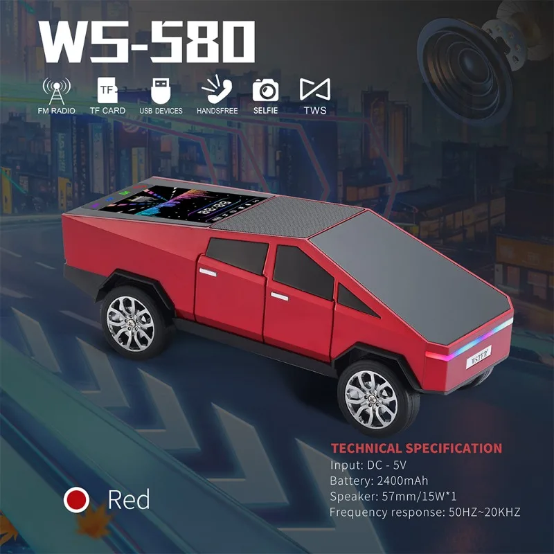 WS-580 Wireless Bluetooth Spea - Car Accessories Amazon recension och pris