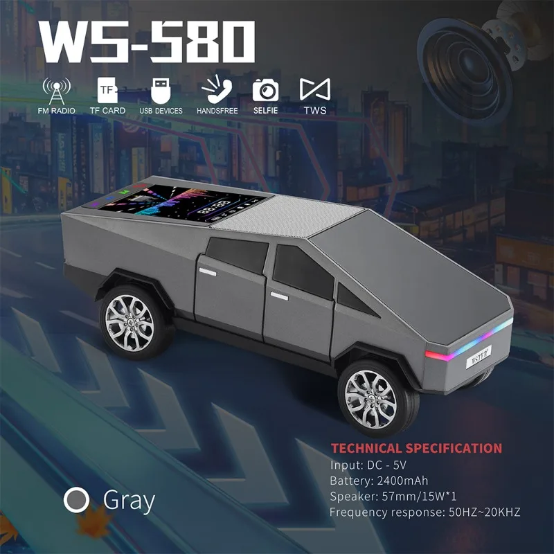 WS-580 Wireless Bluetooth Spea - Car Accessories Amazon recension och pris